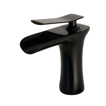 Fauceture LS8420QLL Executive Single-Handle Bathroom Faucet, Matte Black LS8420QLL